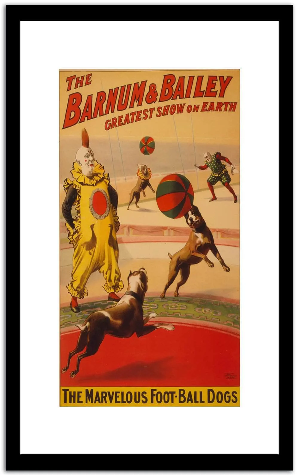 The Barnum & Bailley  Vintage Poster