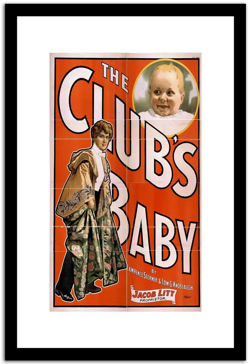 The Circus Baby Vintage Poster
