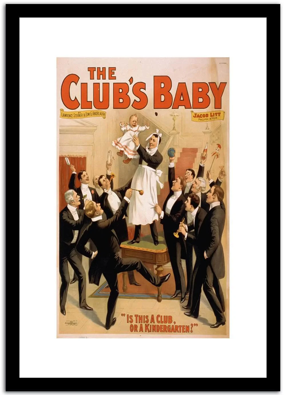 The Clubs Baby Vintage Postera