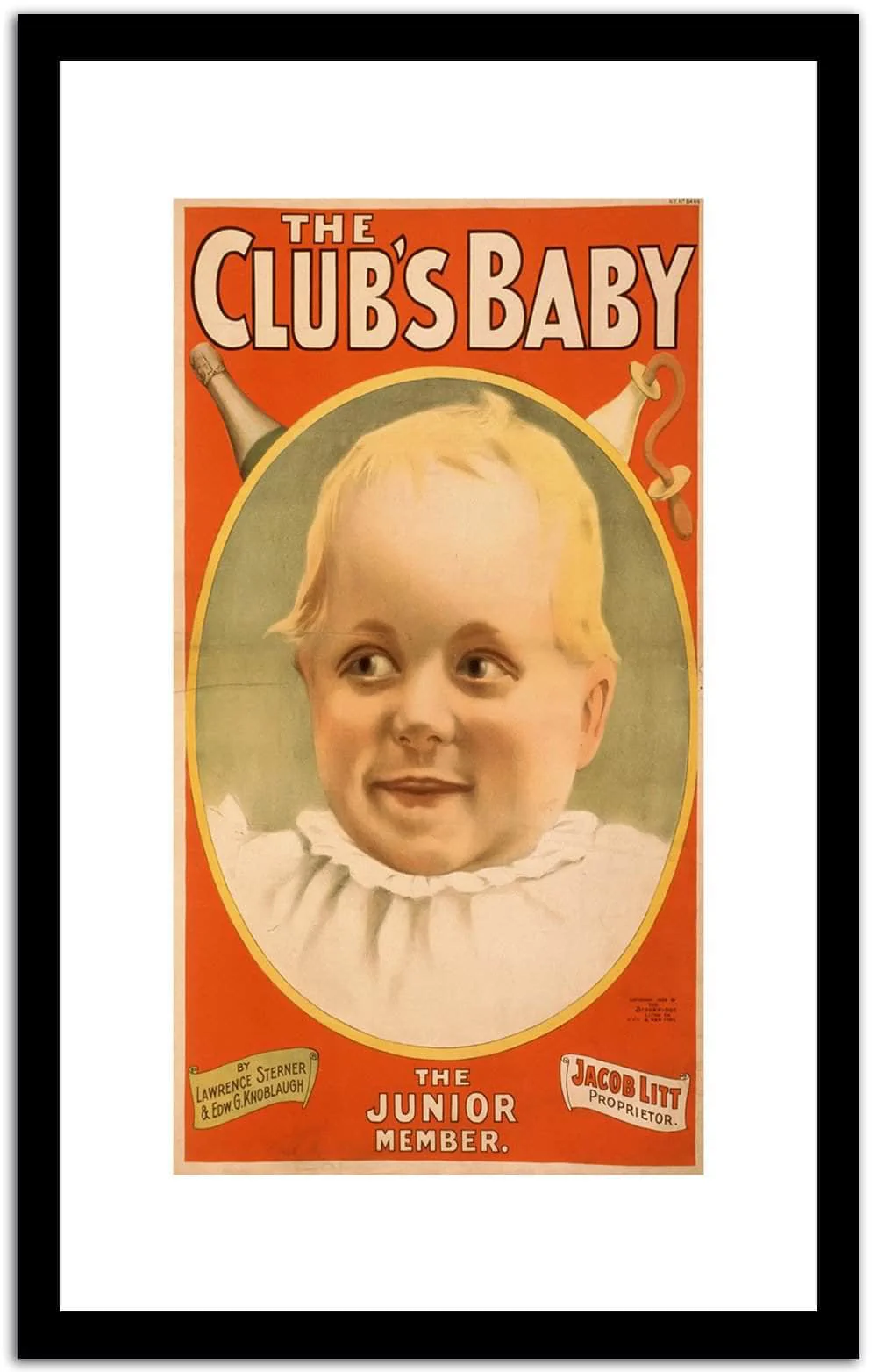 The Clubs Baby Vintage Posterb
