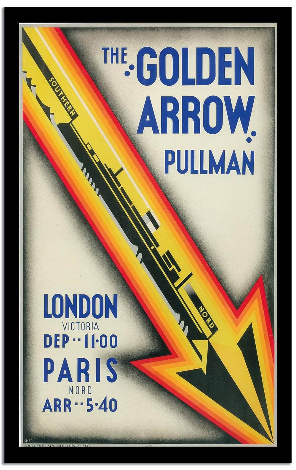 The Golden Arrow Pullman Vintage Poster - Image 2