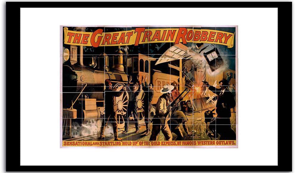 The Great Train Bobbery Vintage Poster