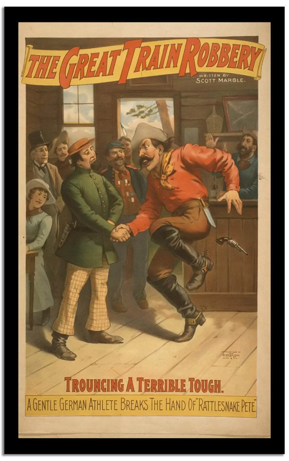 The Great Train Robbery Vintage Poster - Image 2