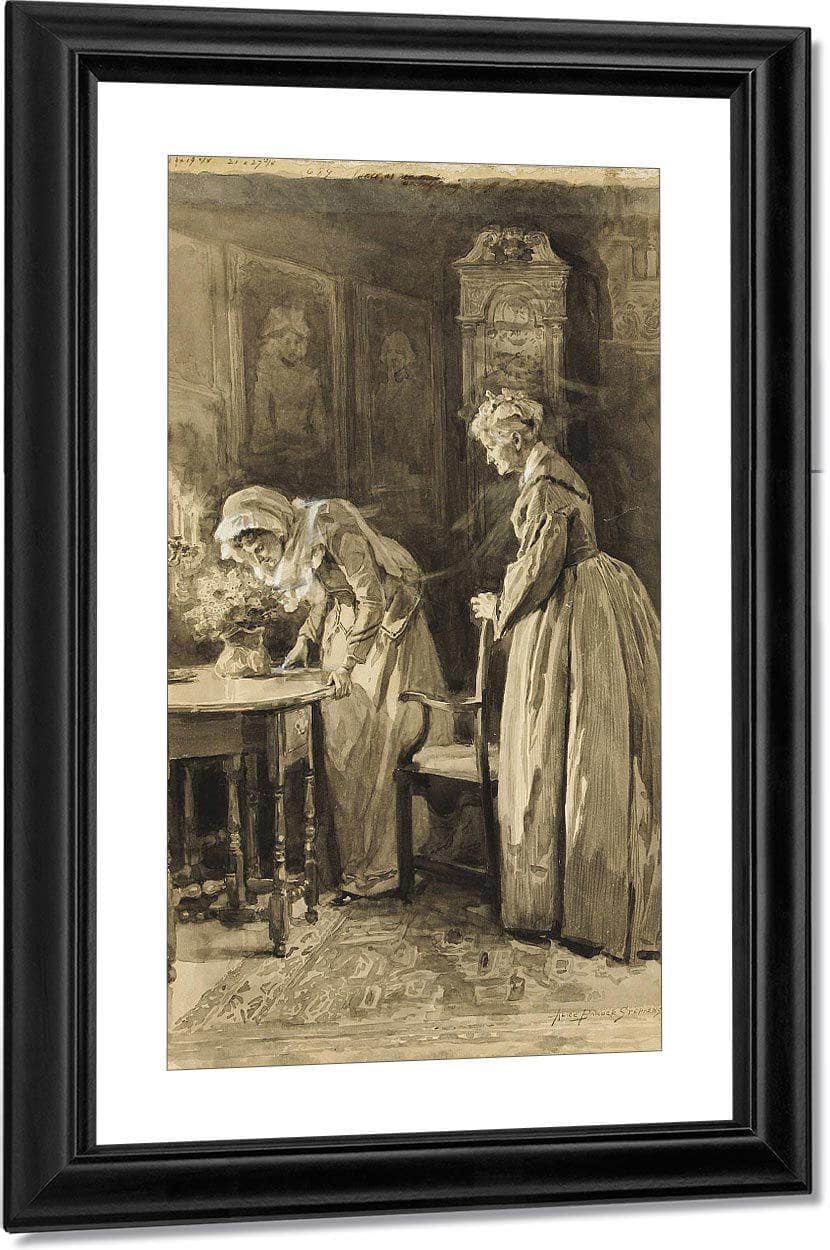 Their Perfume Flooded The House 1892 By Alice Barber Stephens - Image 3