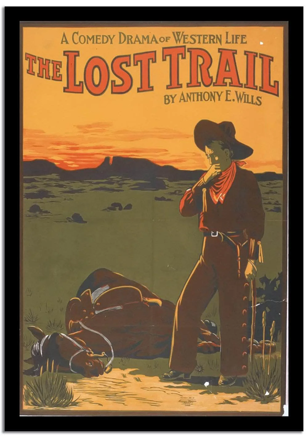 The Lost Trail Vintage Poster - Image 2