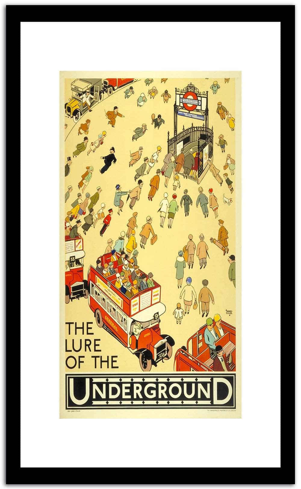 The Lure Of The Underground Vintage Poster