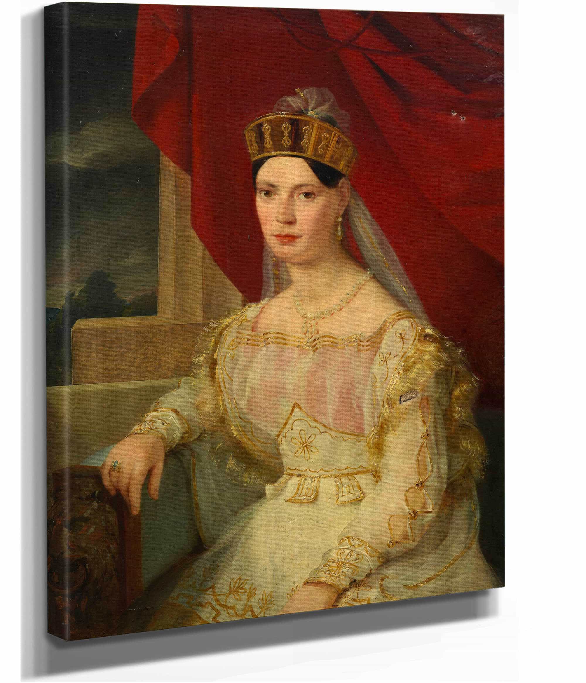 Therese Elbler Tanzerin by Friedrich Von Amerling - Image 2