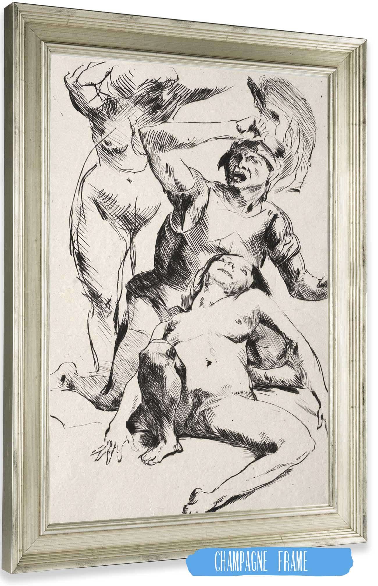 Theseus And Ariadne by Lovis Corinth