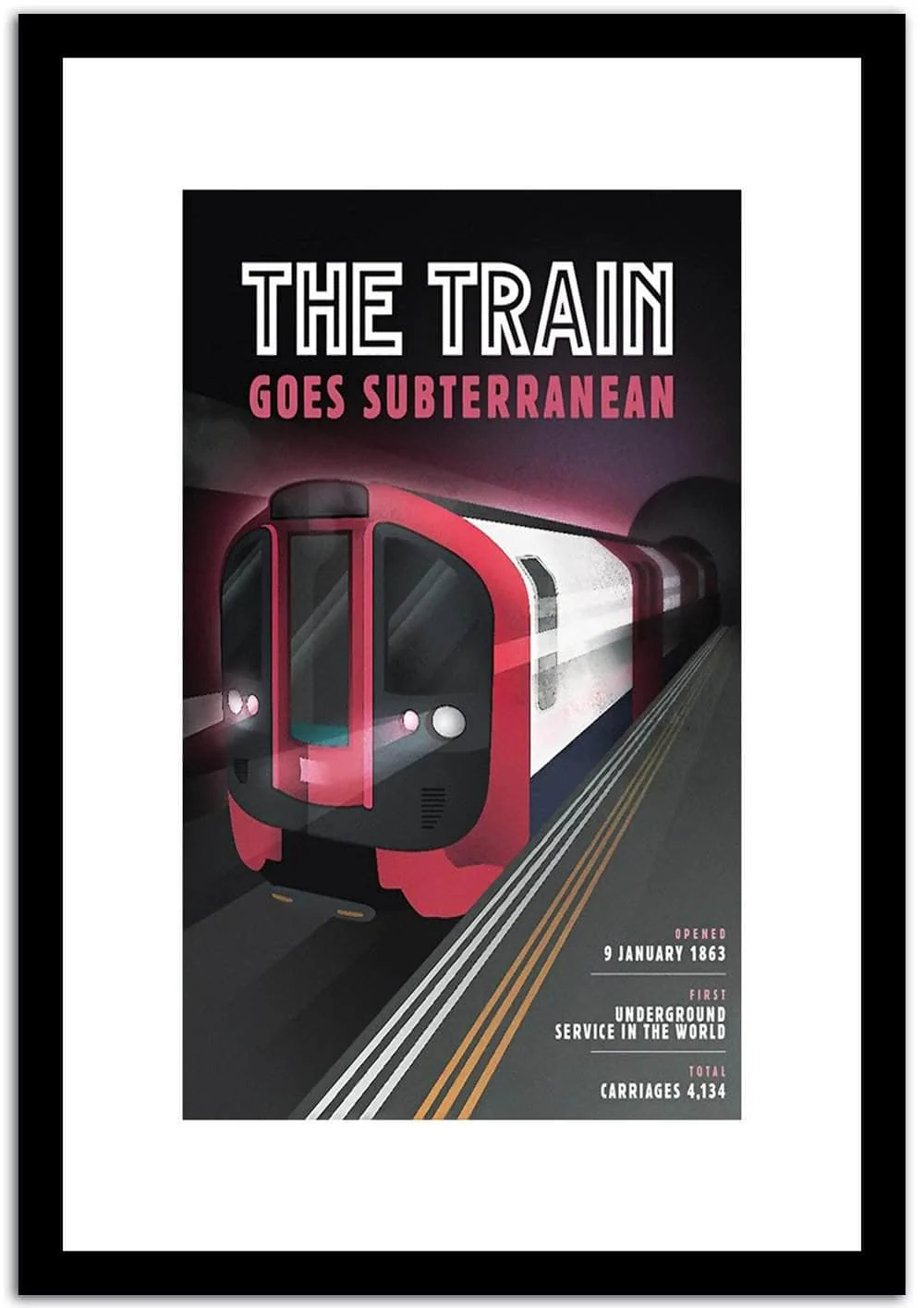 The Train Vintage Poster
