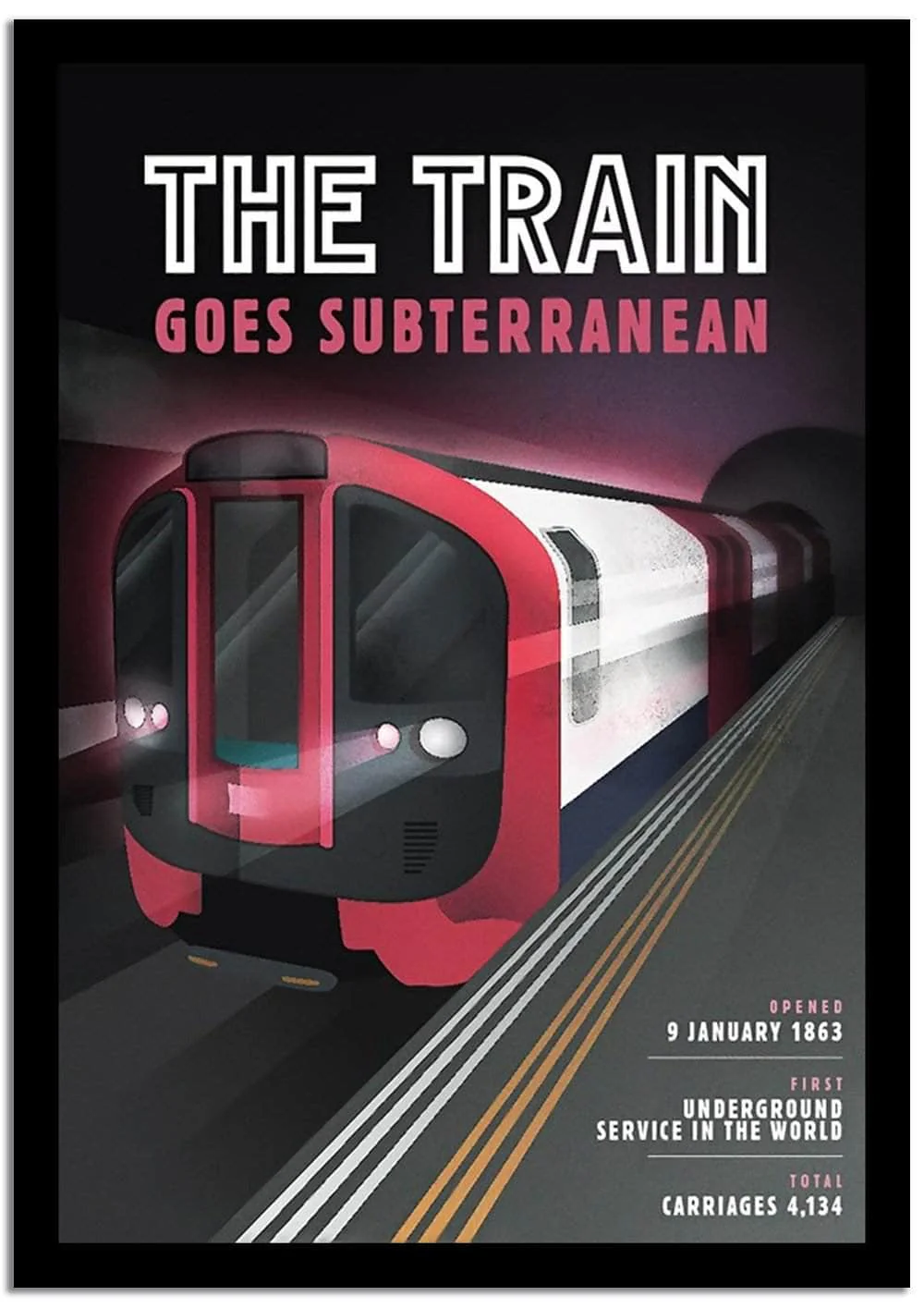 The Train Vintage Poster - Image 2