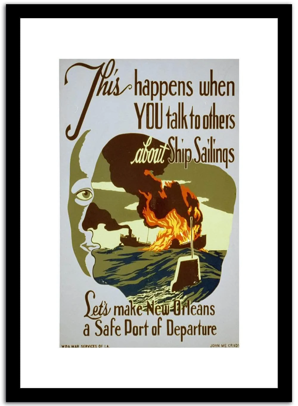 This Happens When You Talk To Other About Ship Sailinqs Vintage Poster