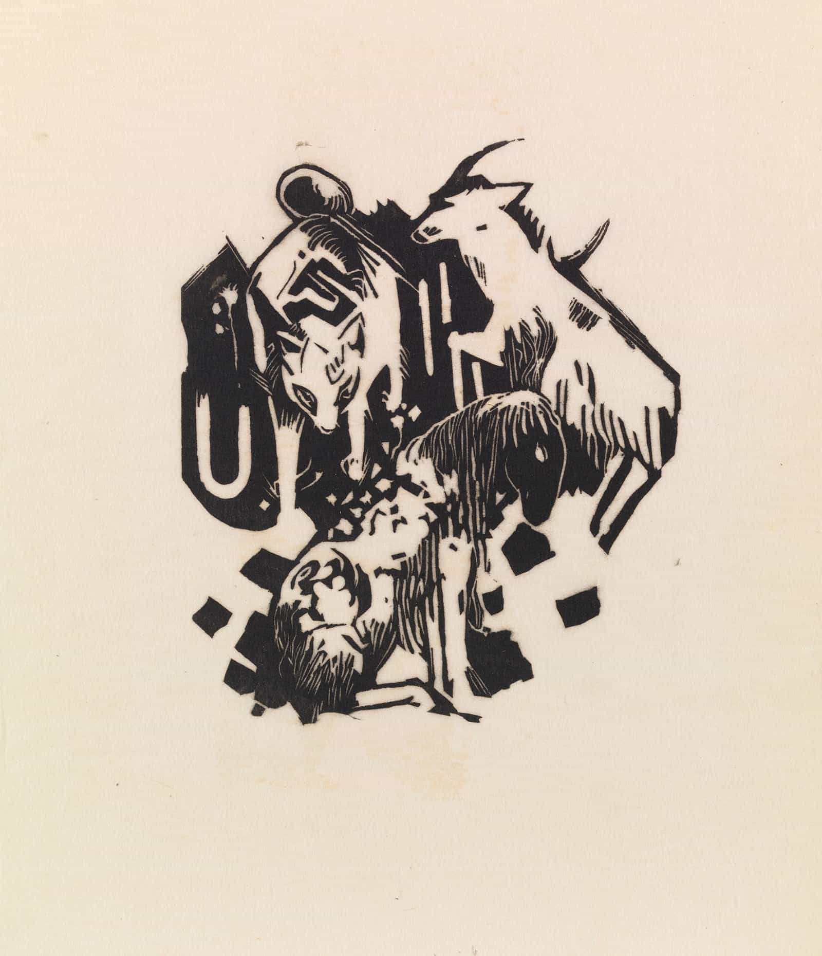 Three Animals by Franz Marc