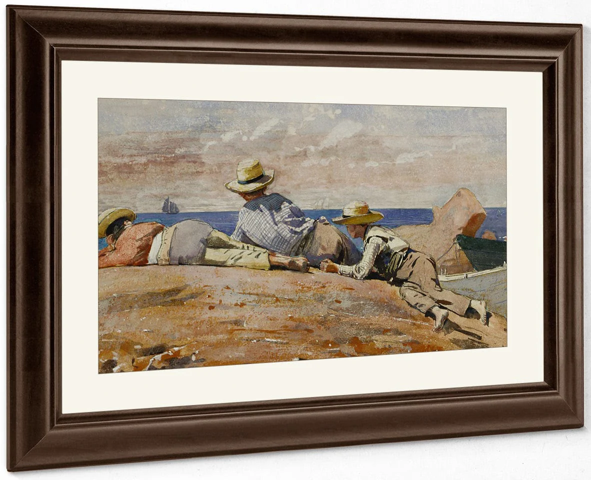 Three Boys On The Shore By Winslow Homer - Image 5
