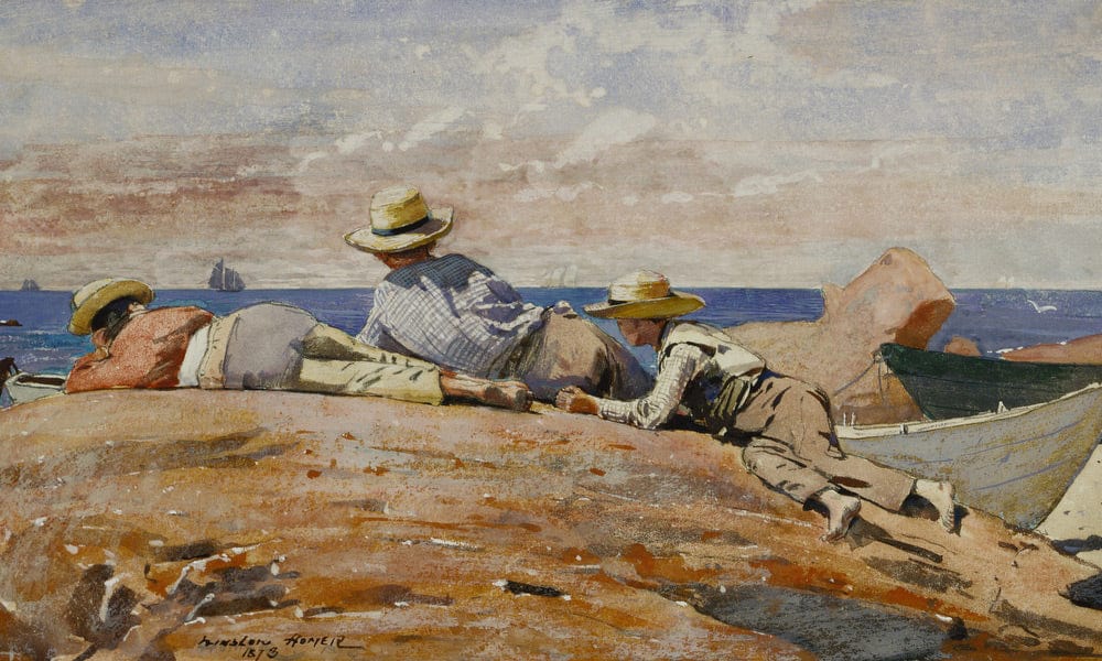 Three Boys On The Shore By Winslow Homer - Image 7