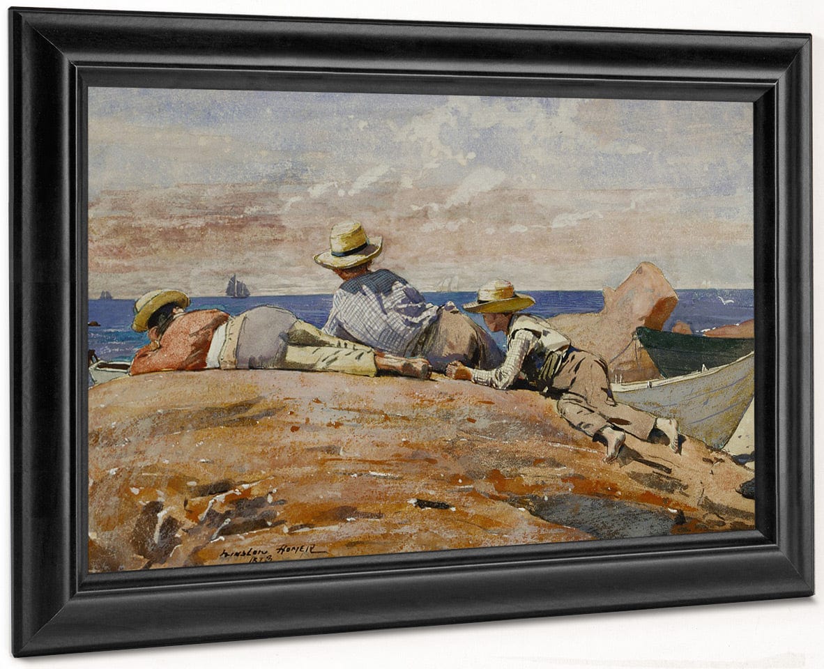 Three Boys On The Shore By Winslow Homer - Image 8
