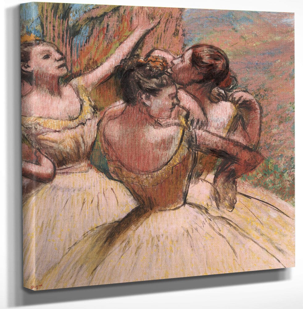 Three Dancers 5 By Edgar Degas