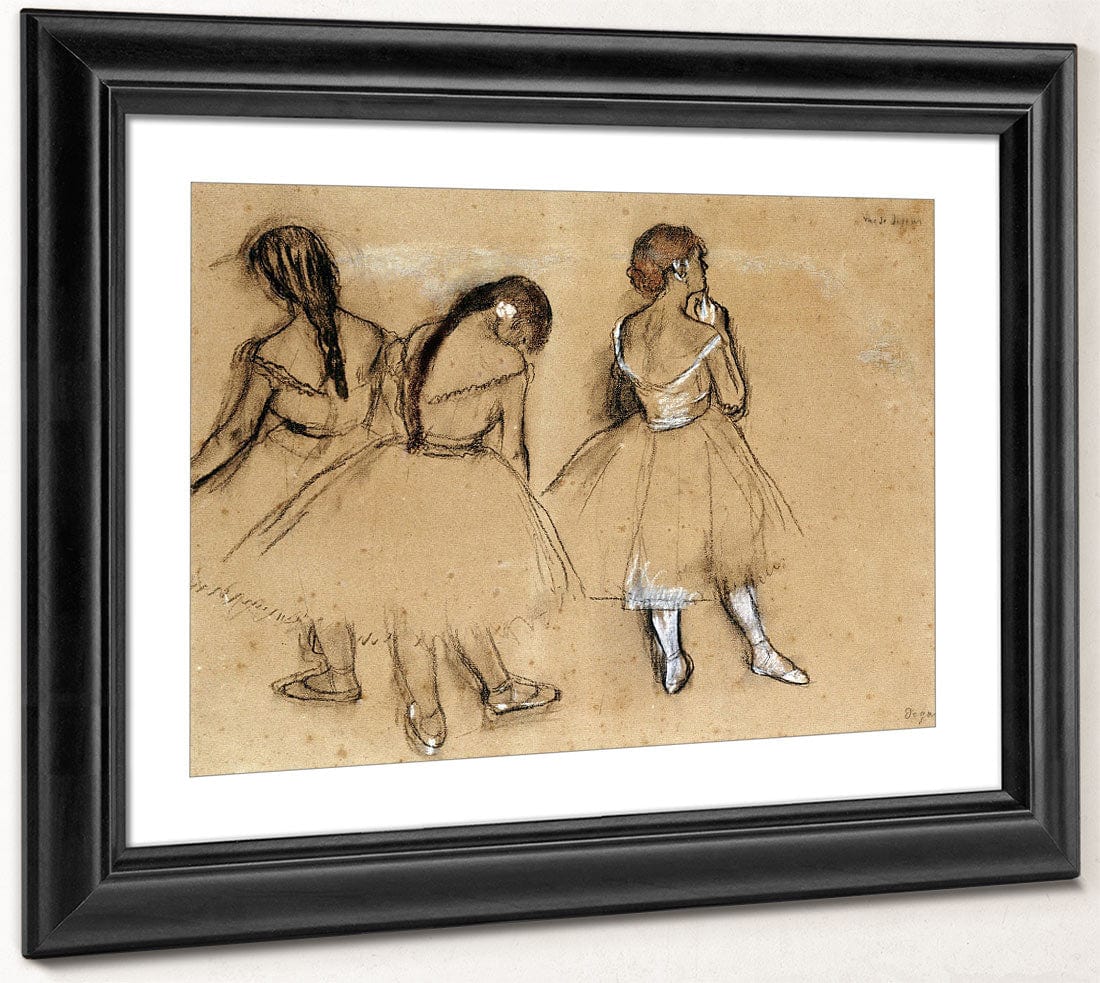 Three Dancers By Edgar Degas - Image 4