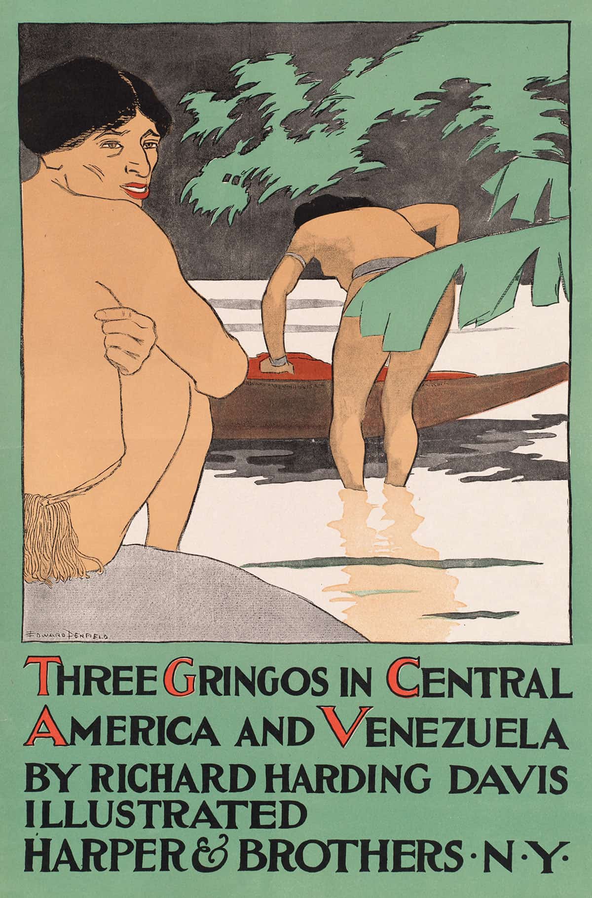 Three Gringos In Central America & Venezuela By Richard Harding Davis by Edward Penfield - Image 3