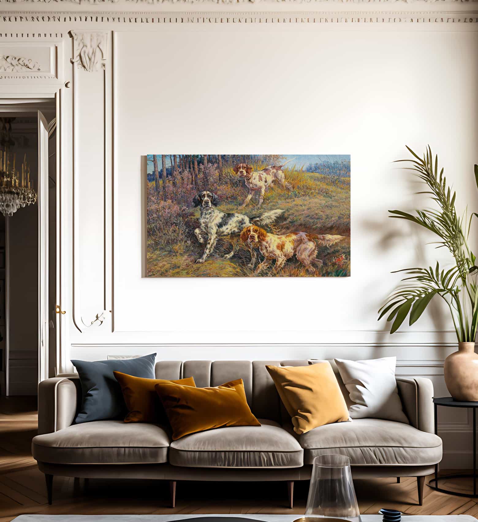 Three Hunting Dogs By Edmund Henry Osthaus - Image 3