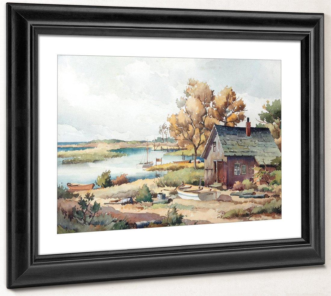 Three Mile Harbor, Long Island By John Knowles Hare - Image 2