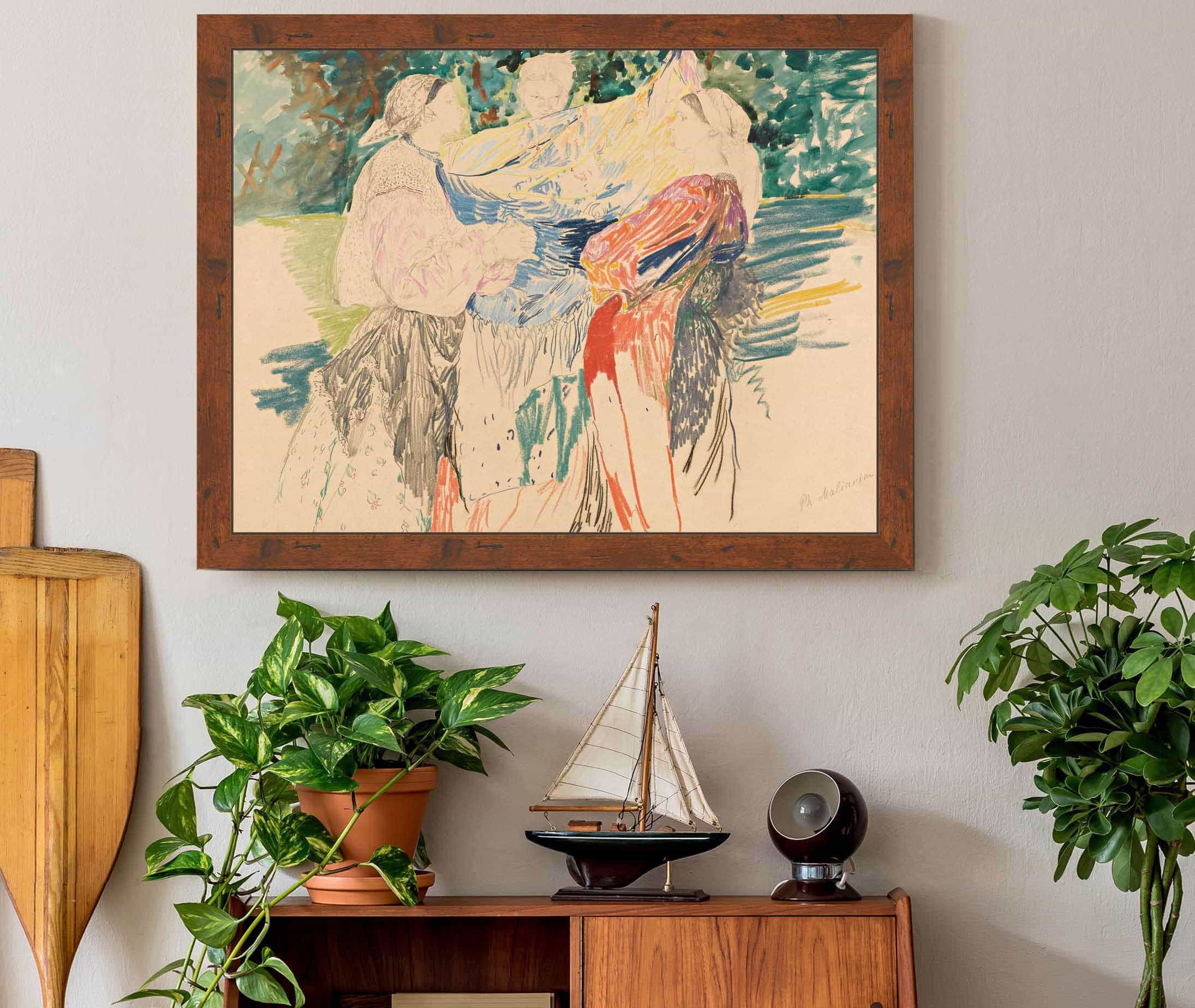 Three Peasant Women by Filipp Malyavin - Image 3