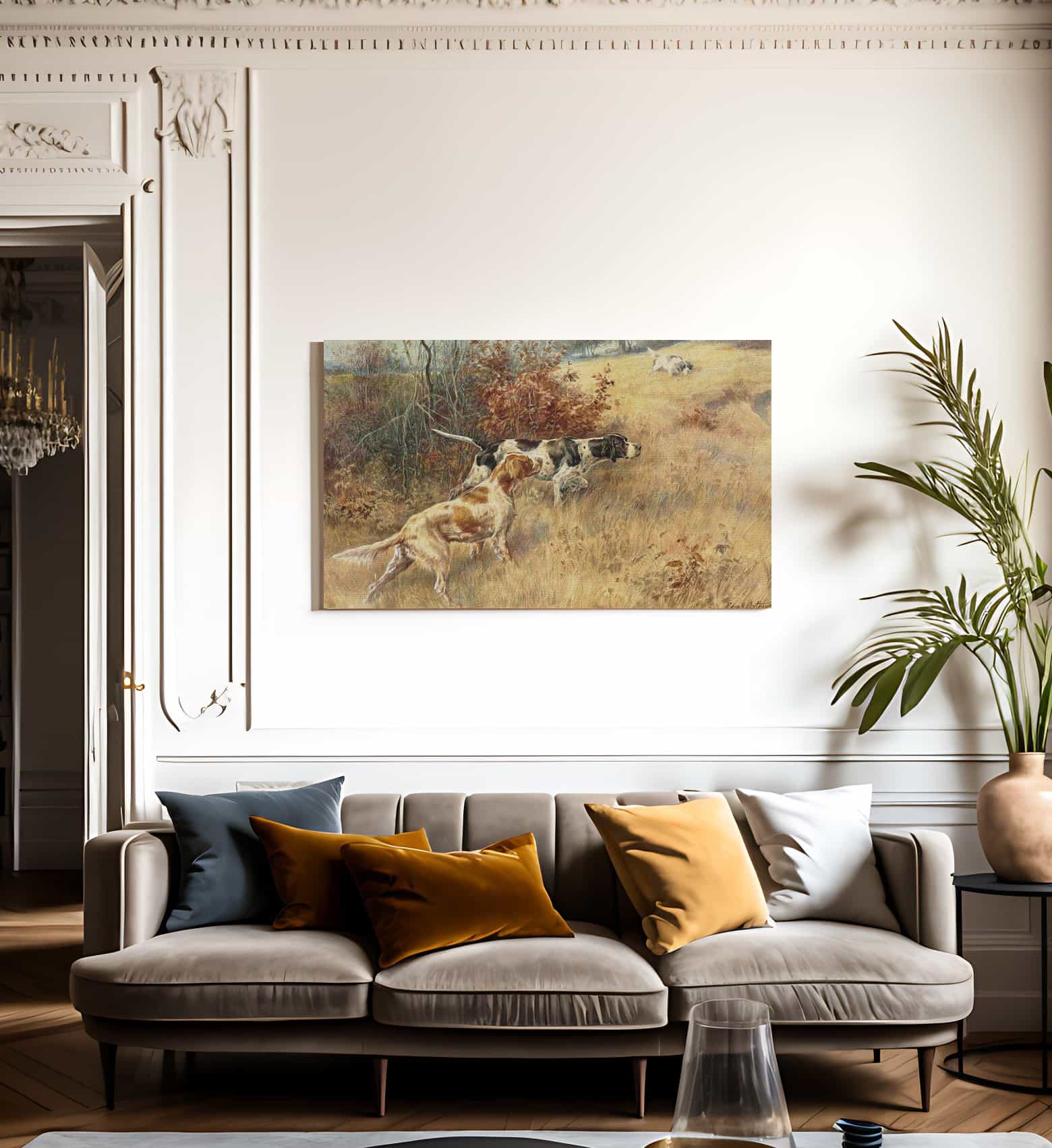 Three Pointers In A Field 2 By Edmund Henry Osthaus - Image 3