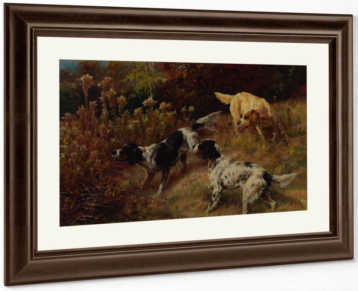Three Setters On The Hunt By Edmund Henry Osthaus - Image 4