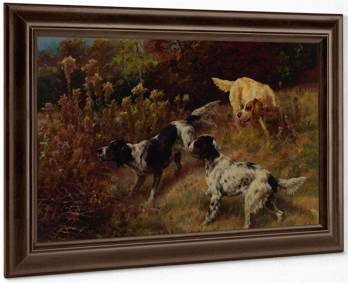 Three Setters On The Hunt By Edmund Henry Osthaus - Image 5
