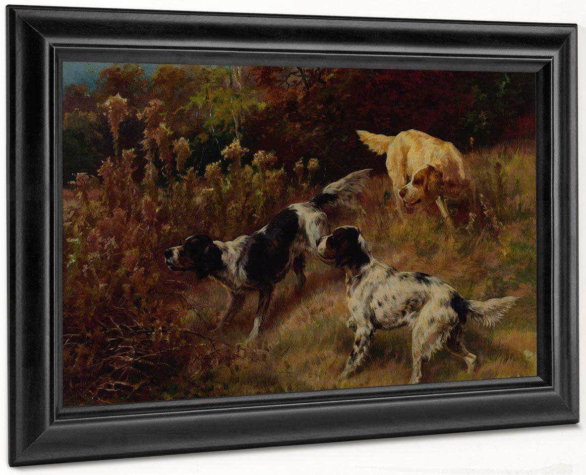 Three Setters On The Hunt By Edmund Henry Osthaus - Image 7