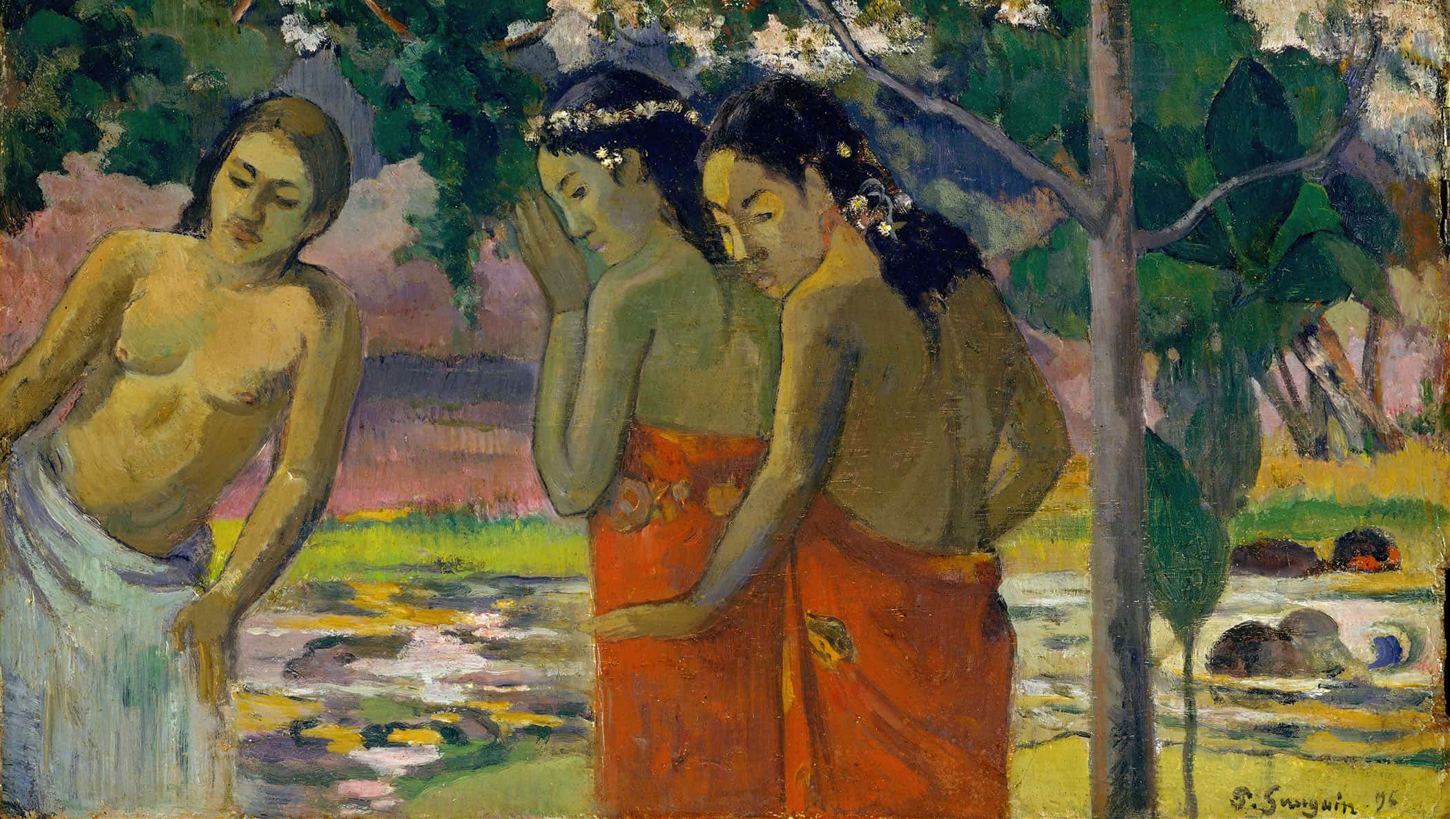 Three Tahitian Women by Paul Gauguin - Image 2
