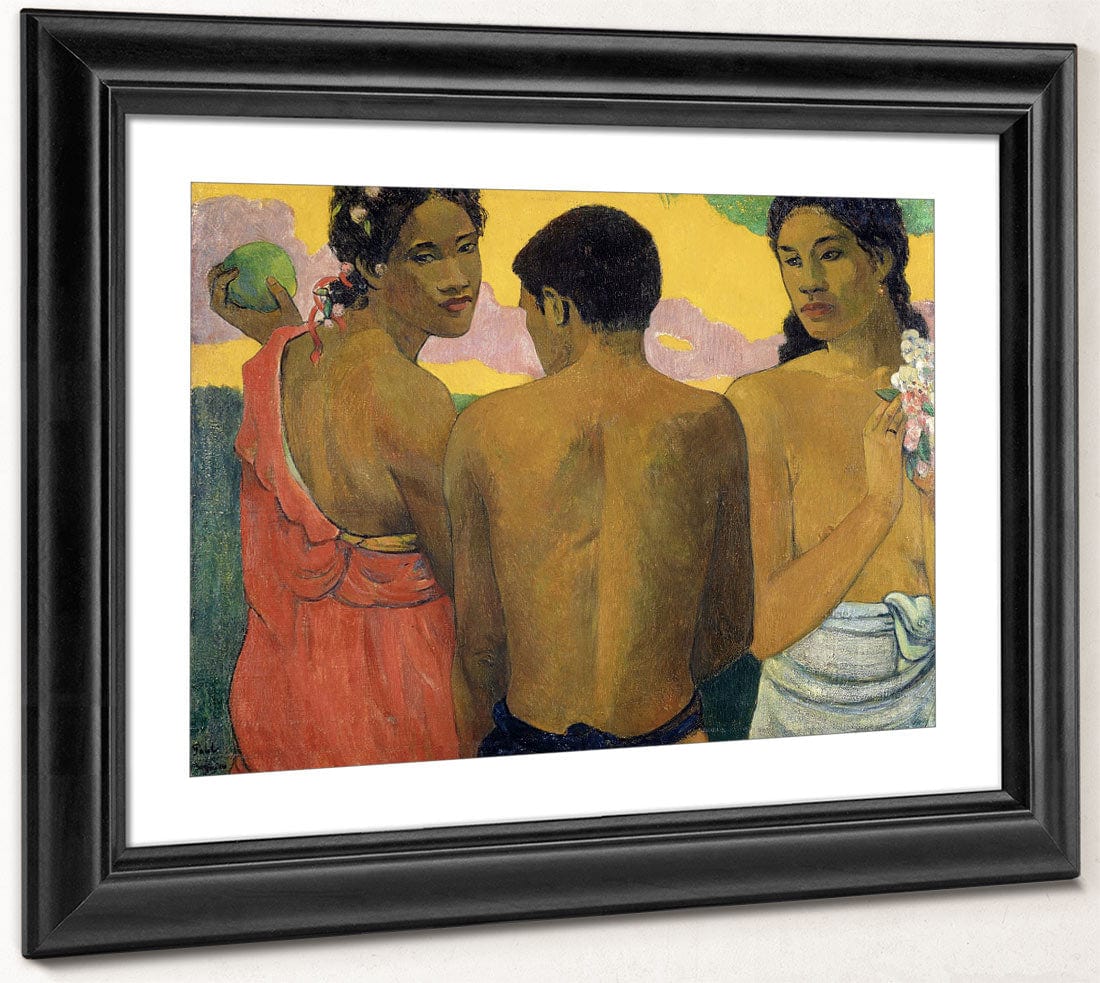 Three Tahitians By Paul Gauguin - Image 2