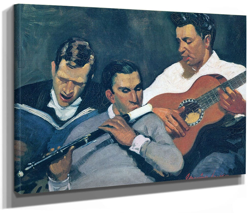 Three Top Sergeants 1925 By George Luks