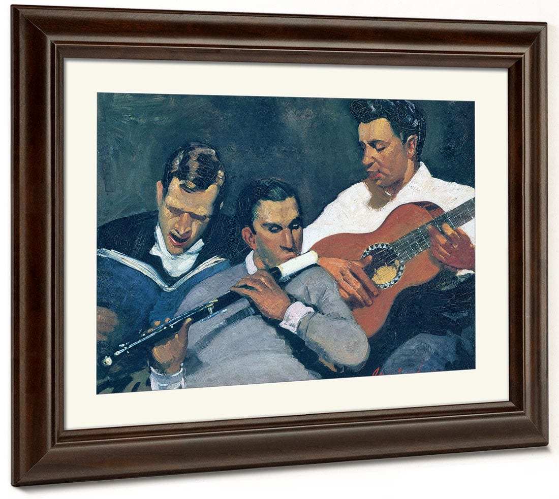 Three Top Sergeants 1925 By George Luks - Image 5