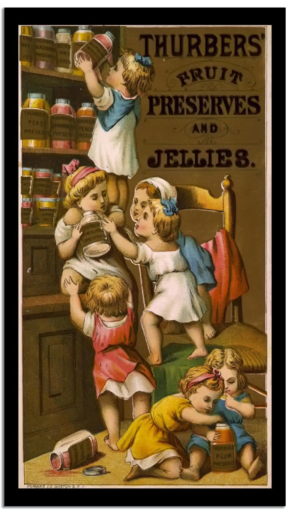 Thurbers Fruit Preserves Jellie8  Wpa Vintage Advertising - Image 2
