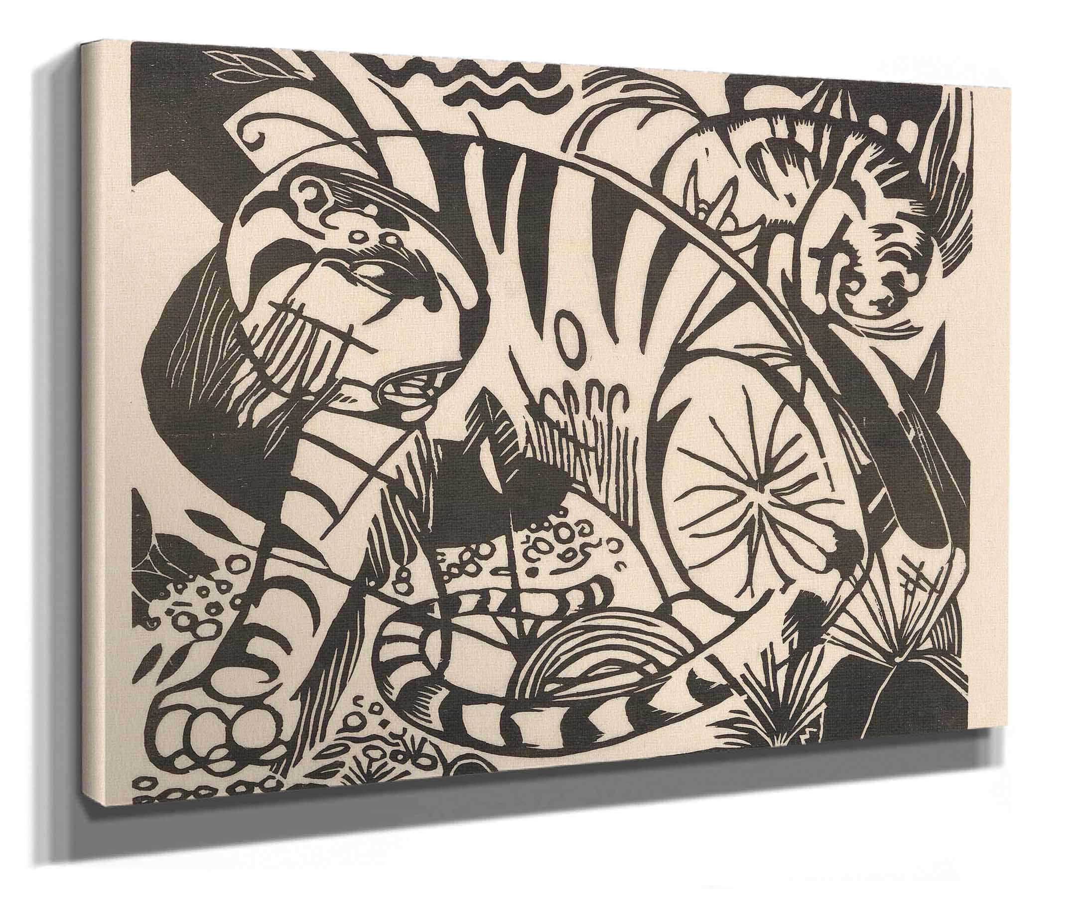 Tiger by Franz Marc