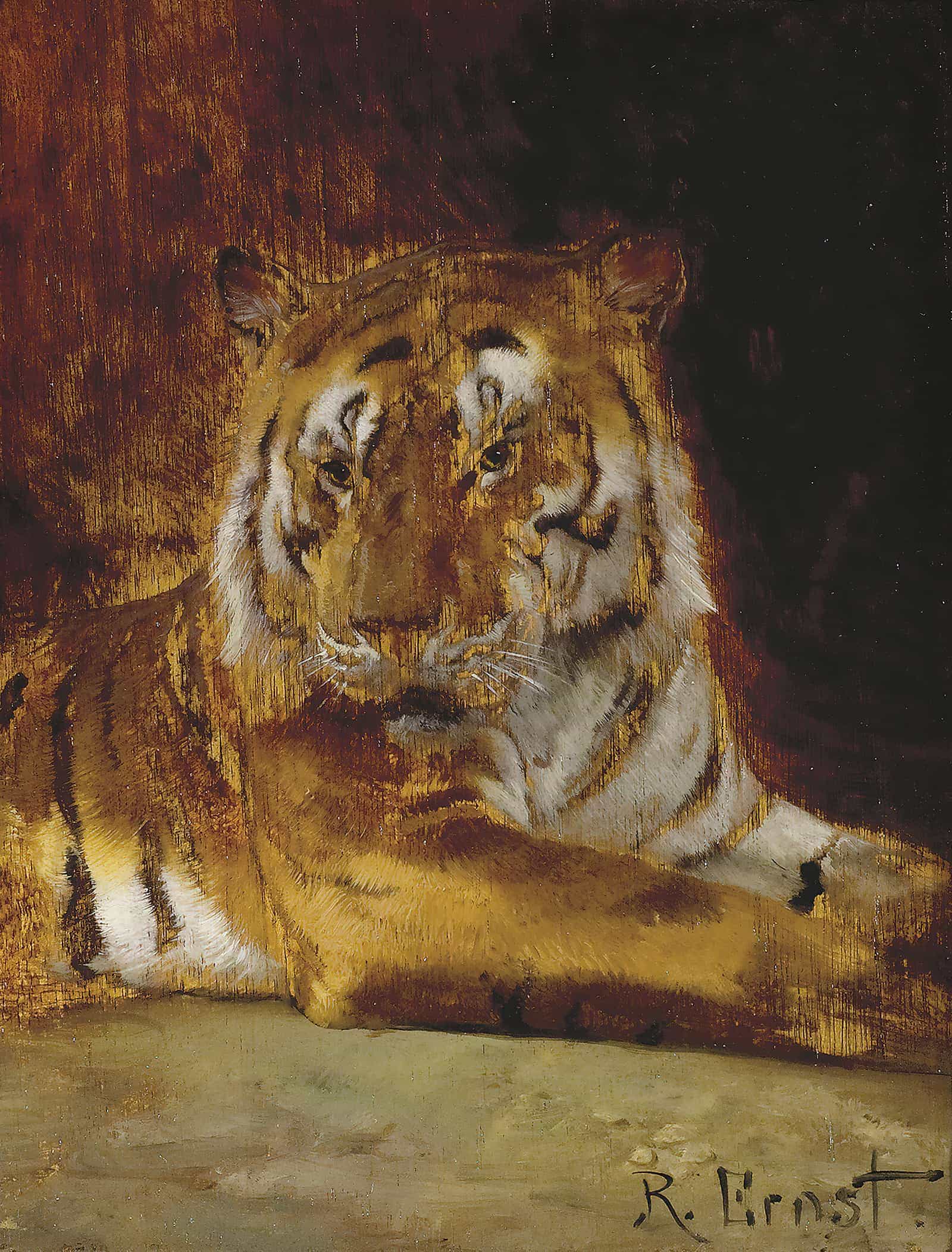 Tiger by Rudolf Ernst
