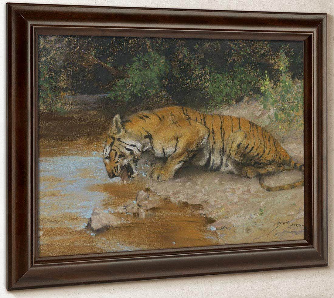 Tiger Drinking By Arthur Wardle - Image 6