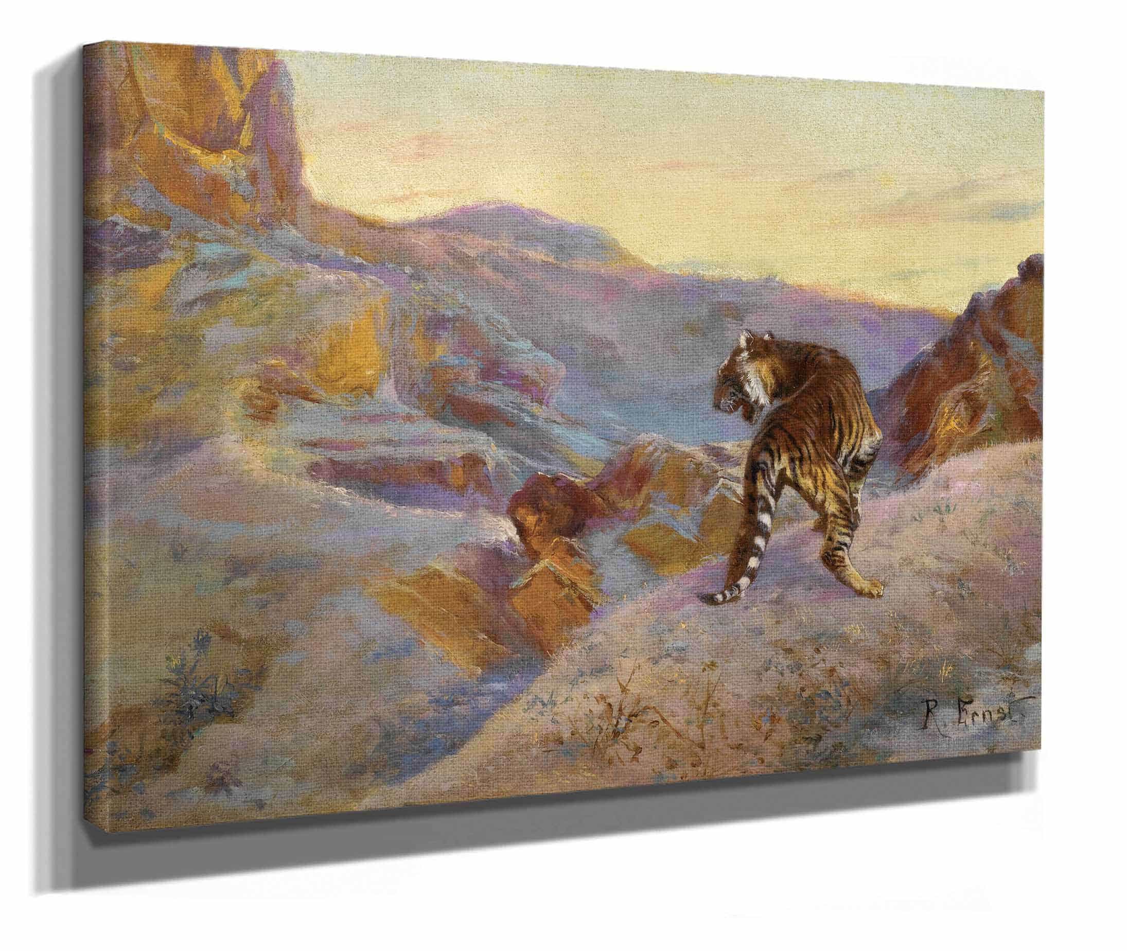 Tiger In The Mountains by Rudolf Ernst - Image 2