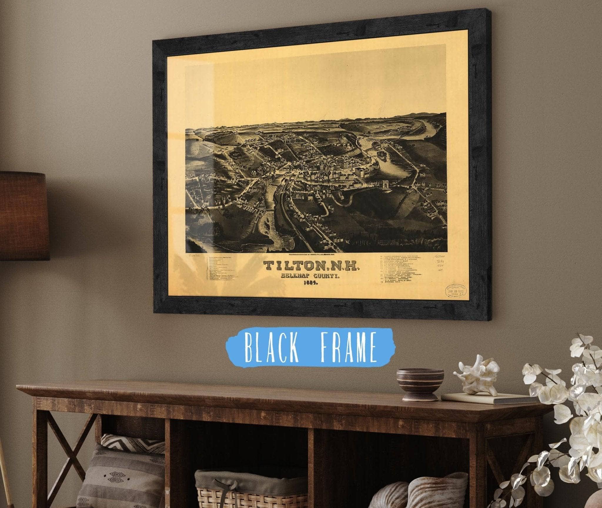 Tilton Nh Belknap County 1884 State of New Hampshire - Image 2