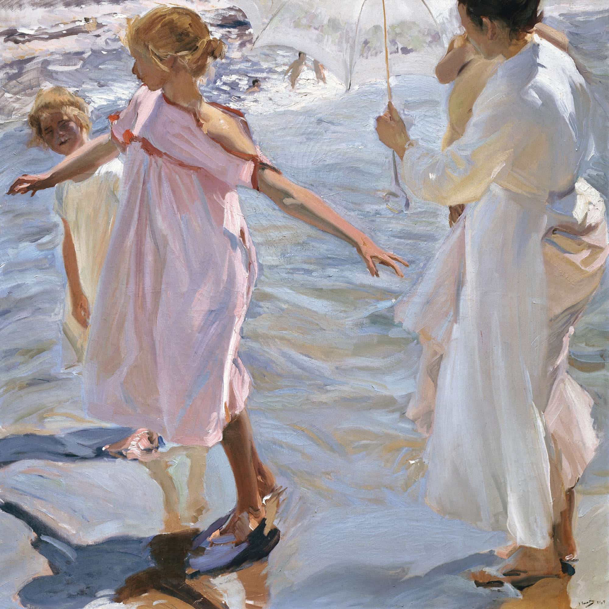 Time For A Bathe Valencia by Joaquin Sorolla - Image 4