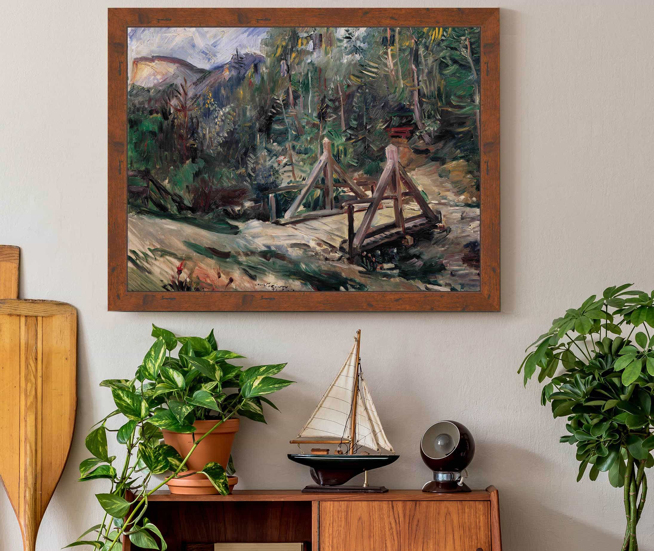 Tiroler Landschaft Mit Brucke by Lovis Corinth - Image 3