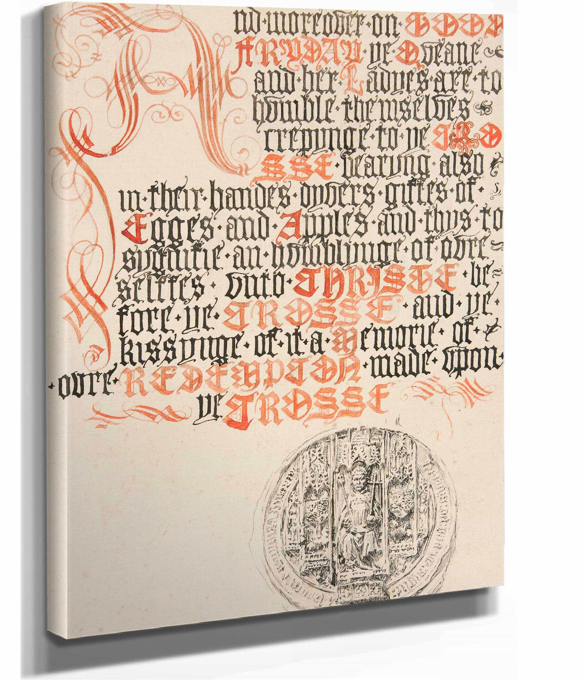 Title Page Design Scribners Magazine by Edwin Austin Abbey - Image 2