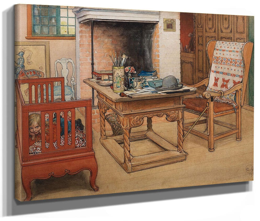Titt Ut (Peek A Boo) By Carl Larsson