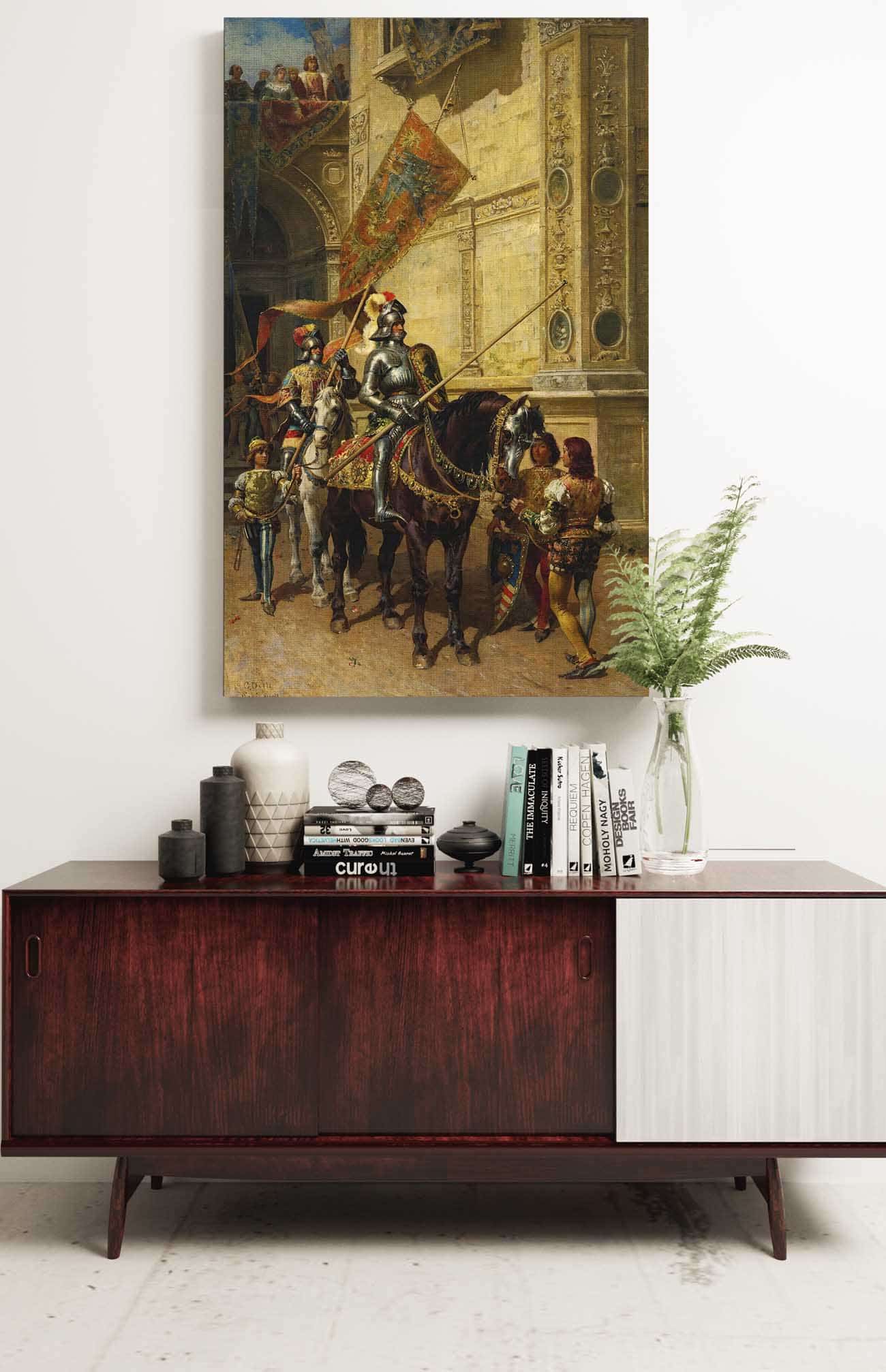 To The Joust by Cesare Auguste Detti - Image 2