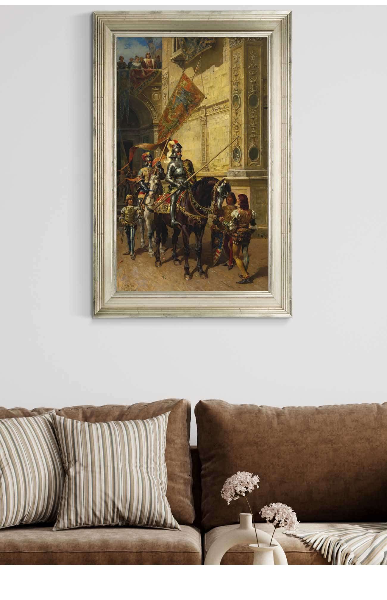 To The Joust by Cesare Auguste Detti - Image 5