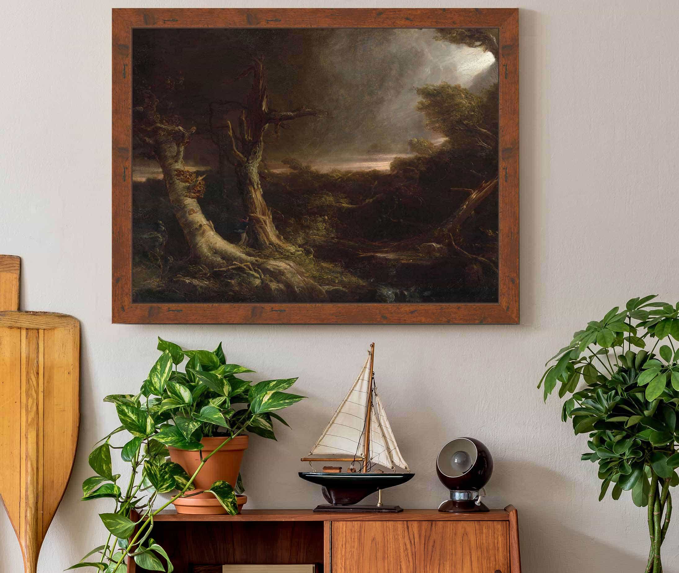Tornado In An American Forest by Thomas Cole - Image 3
