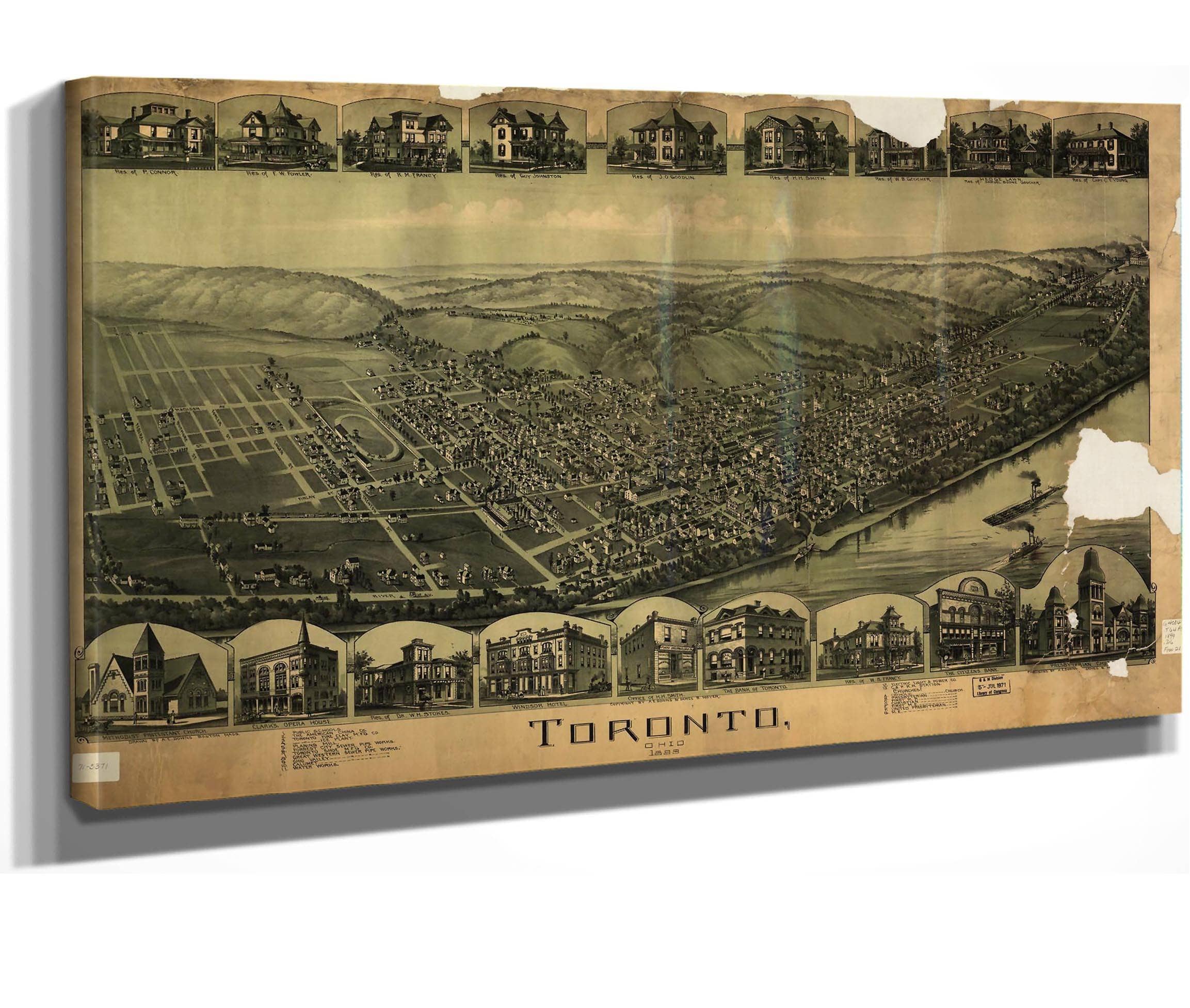 Toronto Ohio 1899  State Of Ohio