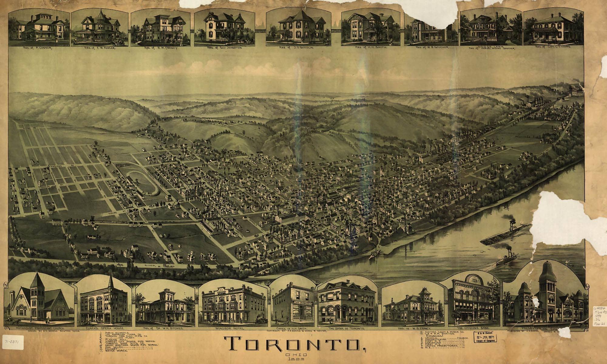 Toronto Ohio 1899  State Of Ohio - Image 7