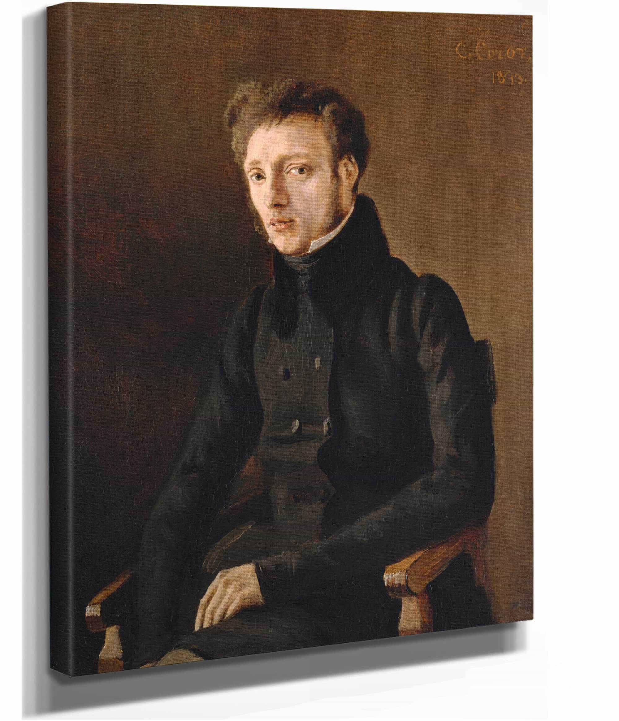 Toussaint Lemaistre by Jean Baptiste Camille Corot