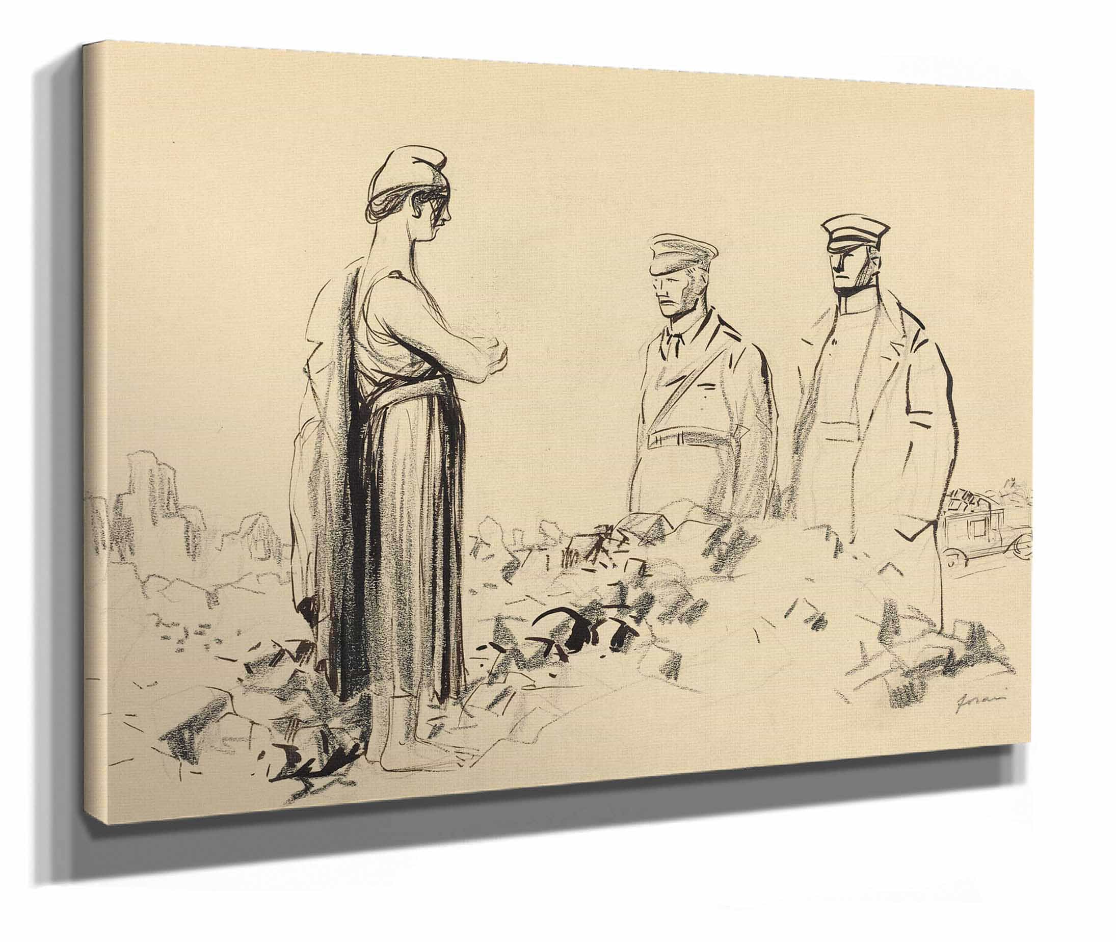 Toward Peace Iii by Jean Louis Forain - Image 2